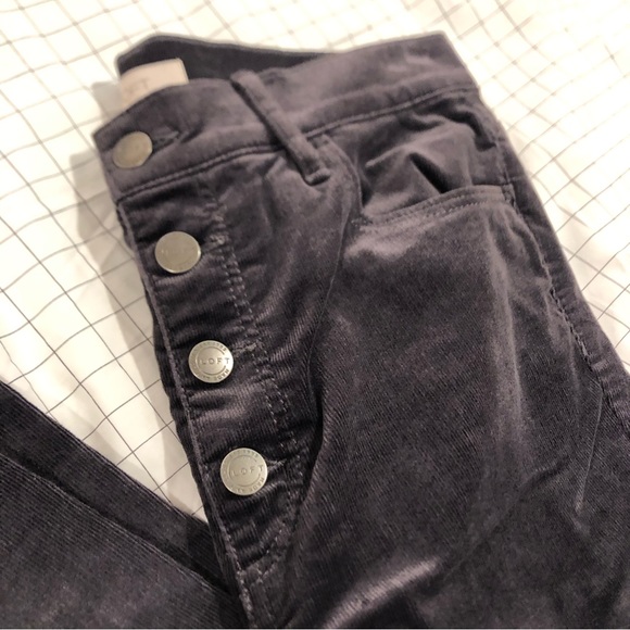 LOFT High Rise Skinny Corduroy - Picture 2 of 7